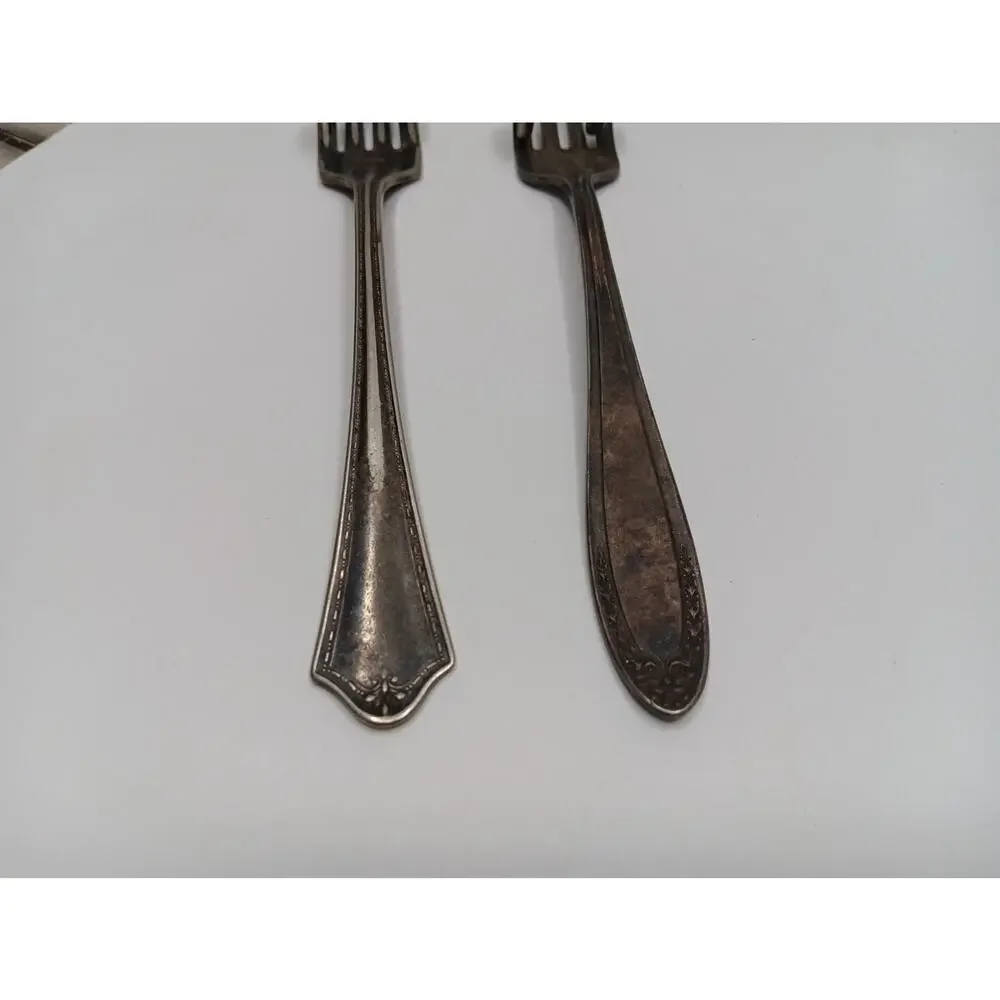 Oneida Community Silver Plate Gag Gift Forks